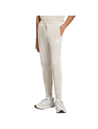 Pánske nohavice adidas 3-Stripes Tricot Regular Tapered Pants beige JY7721 Pánske nohavice adidas 3-Stripes Tricot Regular Tapered Pants beige JY7721