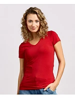 Promodoro 3086 Dámske tričko Slim Fit s výstrihom do V 40.3086 biele Promodoro 3086 Dámske tričko Slim Fit s výstrihom do V 40.3086 biele