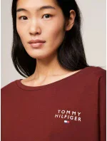 Dámske tričko s dlhým rukávom UW0UW04153 DW5 bordová - Tommy Hilfiger Dámske tričko s dlhým rukávom UW0UW04153 DW5 bordová - Tommy Hilfiger