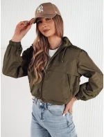 Dámska prechodná bunda s kapucňou GRAUS zelená FashionStreet TY4223