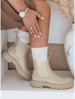 LUXIBOOTS dámske čižmy na platforme béžové FashionStreet ZY0487