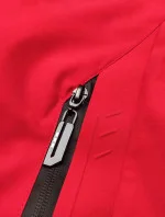 Červená pánska športová bunda s kapucňou (5M3111-270)