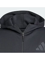 Pánska nová mikina Adidas Z.N.E. Full-Zip Black Hoodie - JE7538