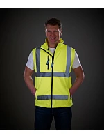 Yoko HV 006 Hi-Vis softshellová vesta 79.V006 hi vis orange Yoko HV 006 Hi-Vis softshellová vesta 79.V006 hi vis orange