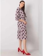 Šaty LK SK 508525.17 biele a červené