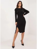 Dámske šaty DHJ SK 18203.40 Black - FPrice Dámske šaty DHJ SK 18203.40 Black - FPrice