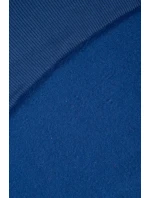 Zateplená mikina s bočnými rázporkami z džínsoviny