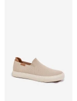 Trampki Damskie Slip-On Big Star RR274721 Beżowe