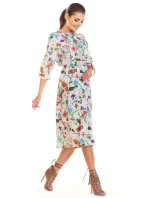 Denné šaty model M201 kvetovaný vzor Infinite You Denné šaty model M201 kvetovaný vzor Infinite You