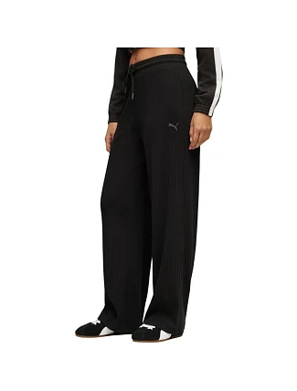 Puma Women's HER Comfort High-Waist Wide Leg Pants black 693284 01 women Puma Women's HER Comfort High-Waist Wide Leg Pants black 693284 01 women