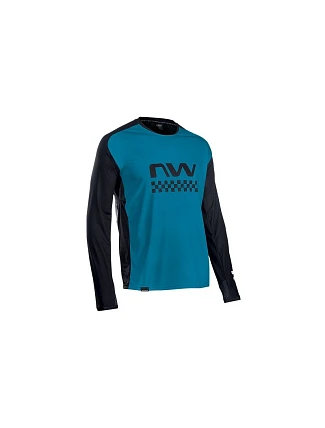 Cyklistické tričko NORTHWAVE Edge Jersey Long Sleeve – modré Cyklistické tričko NORTHWAVE Edge Jersey Long Sleeve – modré