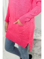 Stojanový sveter ružový