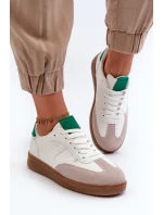 Sneakersy Buty Sportowe Niskie Damskie Białe Uvetta