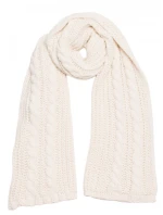 M898 Pletená šatka - ecru