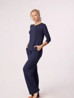 BLÚZKA MARGOT 3/4 NÁMORNÍCKA MODRÁ