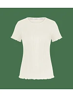 Univerzálny top s rebrovým vzorom SSL – Silk White – TRIUMPH Silk White – TRIUMPH Univerzálny top s rebrovým vzorom SSL – Silk White – TRIUMPH Silk White – TRIUMPH