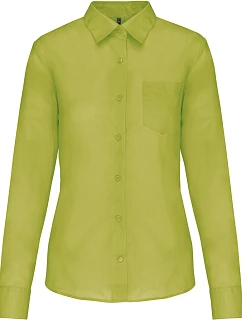 Kariban K 549 Popelínová blúzka „Jessica“ s dlhými rukávmi 20.K549 burnt lime