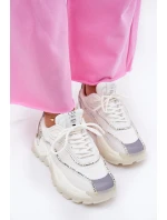 Damskie Sportowe Buty Cross Jeans II2R4017C Białe
