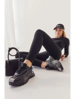 Damskie Sportowe Buty Cross Jeans II2R4018C Czarne