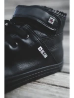 Pánske zateplené tenisky na vysokom podpätku Big Star - čierne Pánske zateplené tenisky na vysokom podpätku Big Star - čierne