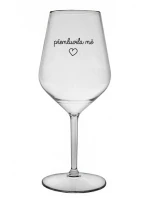 PŘEMLUVILA MĚ - čirá nerozbitná sklenice na víno 470 ml