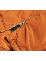 Dámska zimná bunda oranžová (CAN-588BIG)