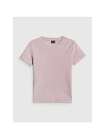 Dámske úzke rebrované tričko 4F 4FRSS26TTSHF3629-56S dámske