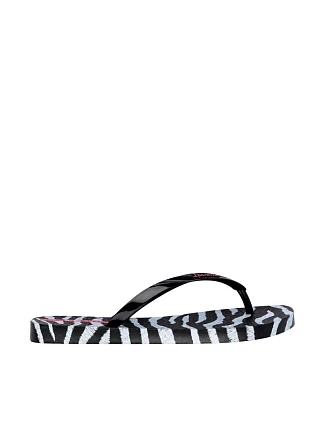 Dámske žabky Ipanema Animal Print, čierne a sivé, 83846-BP655 Dámske žabky Ipanema Animal Print, čierne a sivé, 83846-BP655