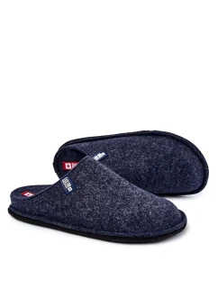 Klasické pánske papuče Big Star KK176004 Navy blue