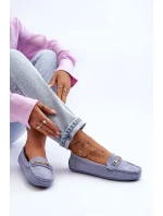 Dámske klasické semišové mokasíny modré Corinell Dámske klasické semišové mokasíny modré Corinell