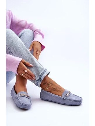 Dámske klasické semišové mokasíny modré Corinell Dámske klasické semišové mokasíny modré Corinell