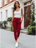 Dámske tepláky FITS burgundy UY0206 Dámske tepláky FITS burgundy UY0206