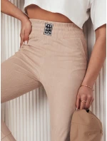 Dámske manšestrové nohavice LORIST beige FashionStreet UY2055