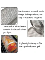 Grilovací košík na zeleninu 9x9x20 cm