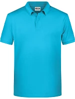 Daiber 8010 Pánske polo tričko z bio bavlny 02.8010 tyrkysové