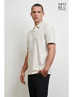 NEOBLU Orel Unisex piqué polo z hrubej bavlny 24.4337 optická biela NEOBLU Orel Unisex piqué polo z hrubej bavlny 24.4337 optická biela
