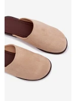 Dámské ploché béžové ekologické semišové Veronelle
