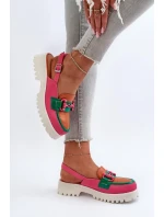 Sandále na podpätku model 195558 Vykročte štýlovo