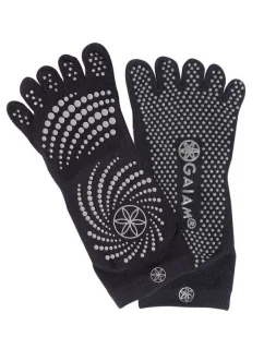 Gaiam protišmykové ponožky čierne S/M 52223