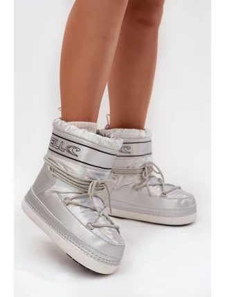 Śniegowce Damskie Z Wiązaniem O'NEILL LISA WOMEN HIGH 90253012.99S Srebrne