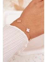 Náramek S Přívěsky Nerezová Ocel Zlato-Růžová Náramek S Přívěsky Nerezová Ocel Zlato-Růžová