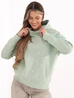 Mikina D10618BC02834A3 pistáciová