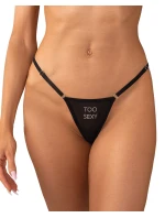 Dámske sexy tangá Violami Sexy black - Obsessive