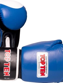 Boxerské rukavice 011113-02WAKO 10oz Blue - Top Ten