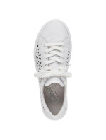 Pohodlné kožené topánky Rieker W RKR641 white