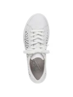 Pohodlné kožené topánky Rieker W RKR641 white
