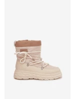 Dámske zimné topánky na zips Lee Cooper LCJ 25 44 3931 Beige Dámske zimné topánky Dámske zimné topánky na zips Lee Cooper LCJ 25 44 3931 Beige Dámske zimné topánky