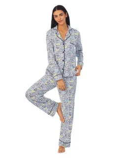 Dámske pyžamo YI2822668 biele s potlačou - DKNY