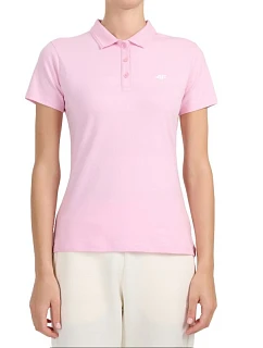 Dámske polo tričko 4F F0768 svetloružové 4FWMM00TPTSF0768 56S