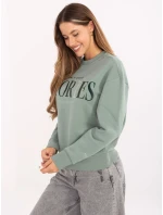 Mikina D10608BC02801A3NO pistáciová Mikina D10608BC02801A3NO pistáciová